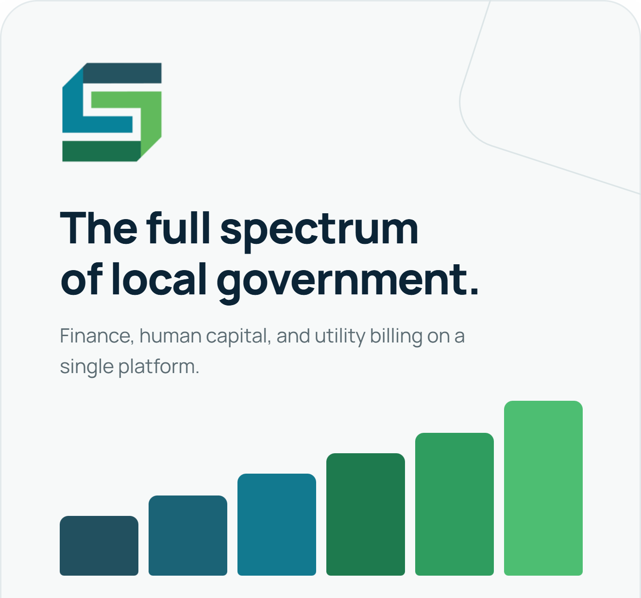 Spectrum: the full spectrum of local government — finance, human capital, and utility billing on a single platform